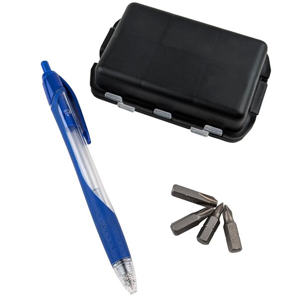 Mini-Kleinteilebox - 10 Fächer, kompakt, sicher & ordentlich - Robuster Kunststoff, 10x3x6,5 cm - Ideal für Werkstatt, Bastelzubehör & unterwegs