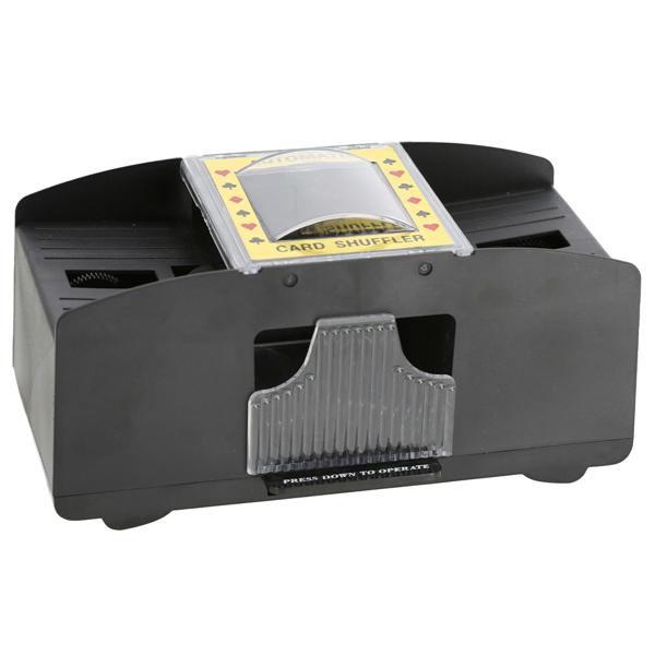 Kartenmischmaschine-Set, mit 2 Spielkartendecks