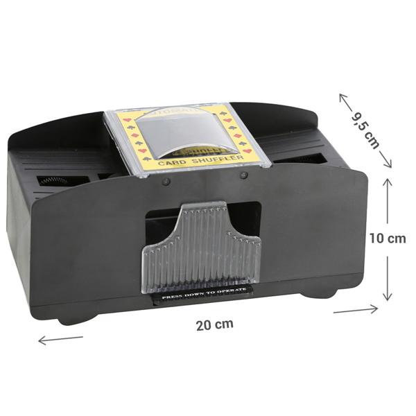 Kartenmischmaschine-Set, mit 2 Spielkartendecks