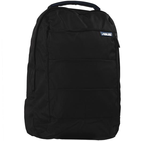 Komfortabler Laptop Rucksack von ASUS (15,6" Fach) mit 2 Fächern, schwarz – Gepolsterte Gurte – Sicherer & bequemer Notebook-Transport