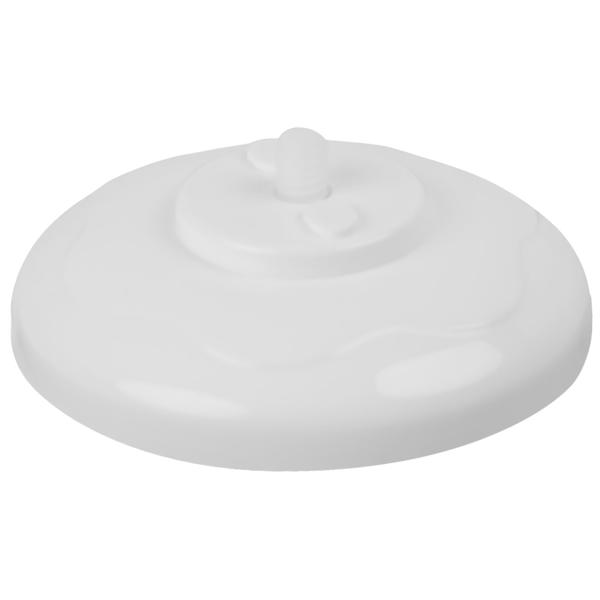 Duschkopfhalterung mit Saugnapf, weiss - Einfache Montage ohne Bohren - Ideal für Kinder & sitzende Duscher - Variable Höhe - Kompatibel mit allen Duschköpfen