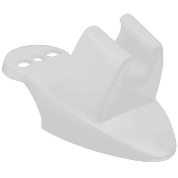 Duschkopfhalterung mit Saugnapf, weiss - Einfache Montage ohne Bohren - Ideal für Kinder & sitzende Duscher - Variable Höhe - Kompatibel mit allen Duschköpfen