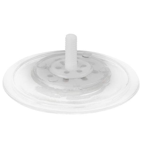 Duschkopfhalterung mit Saugnapf, weiss - Einfache Montage ohne Bohren - Ideal für Kinder & sitzende Duscher - Variable Höhe - Kompatibel mit allen Duschköpfen