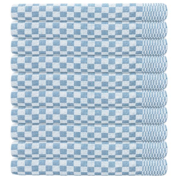 20er-Set Grubentücher hellblau - Hygienisch, streifenfrei & saugstark - 50x70 cm, 100% Baumwolle, 95°C waschbar, OEKO-TEX 100