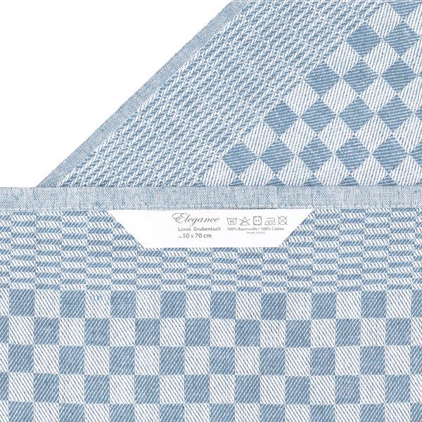 20er-Set Grubentücher hellblau - Hygienisch, streifenfrei & saugstark - 50x70 cm, 100% Baumwolle, 95°C waschbar, OEKO-TEX 100