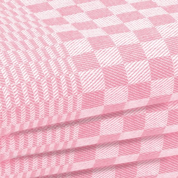 20er-Set Grubentücher rosa - Optimale Saugkraft & hygienische Reinigung für Küche & Haushalt - 100% Baumwolle Zwirn-Qualität 50x70 cm OEKO-TEX Standard 100