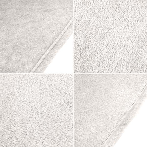 Kuscheldecke M Beige 150x200 cm - Weich anschmiegsam hautsympathisch OEKO-TEX 100 zertifiziert - Polyester Microfaser Hochflor-Flausch atmungsaktiv