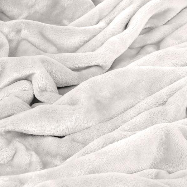 Kuscheldecke M Beige 150x200 cm - Weich anschmiegsam hautsympathisch OEKO-TEX 100 zertifiziert - Polyester Microfaser Hochflor-Flausch atmungsaktiv