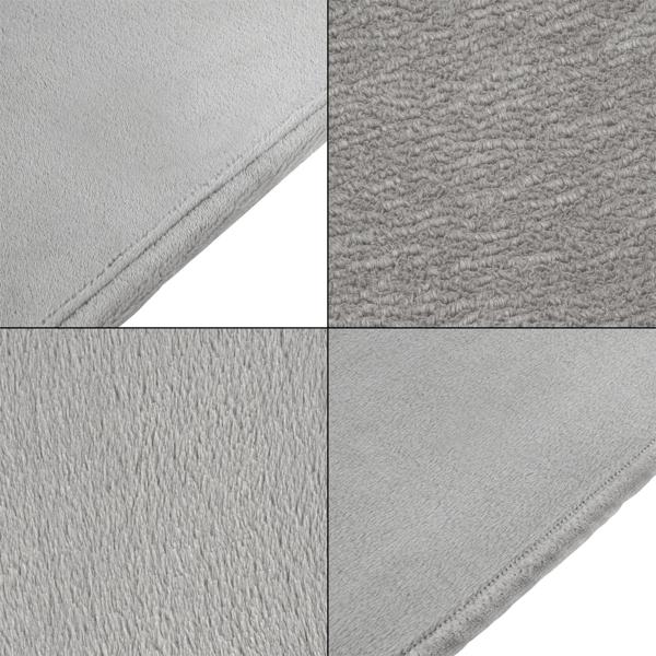 Kuscheldecke M hellgrau - Weiche Couchdecke für pure Gemütlichkeit - 150x200 cm - OEKO-TEX Standard 100 Polyester Microfaser atmungsaktiv