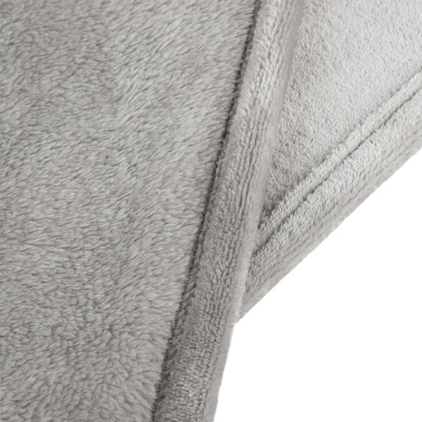 Kuscheldecke M hellgrau - Weiche Couchdecke für pure Gemütlichkeit - 150x200 cm - OEKO-TEX Standard 100 Polyester Microfaser atmungsaktiv
