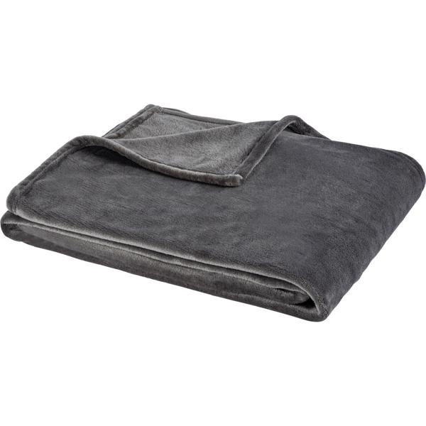 Kuscheldecke Anthrazit 150x200cm - Weich, atmungsaktiv & strapazierfähig - OEKO-TEX Standard 100 Polyester Microfaser - Für ganzjähriges Wellness-Gefühl