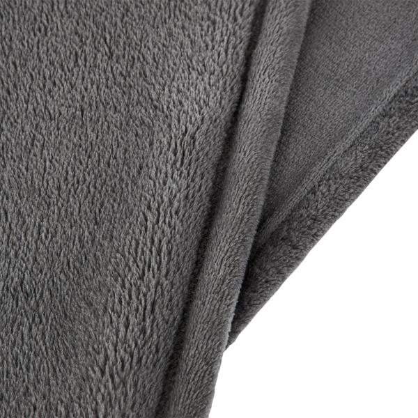 Kuscheldecke Anthrazit 150x200cm - Weich, atmungsaktiv & strapazierfähig - OEKO-TEX Standard 100 Polyester Microfaser - Für ganzjähriges Wellness-Gefühl