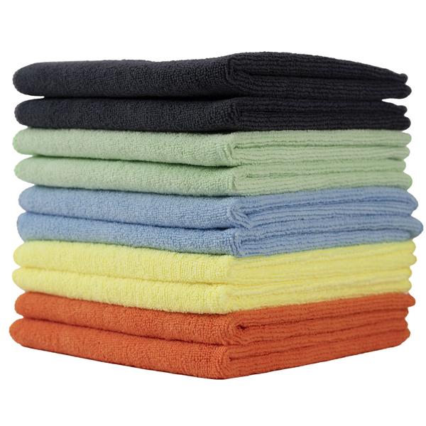 10er Set Mikrofaser-Putztücher, 40x40cm – Ultimative Reinigungsstärke & Saugkraft, Mehrfarbig – Waschbar & Langlebig