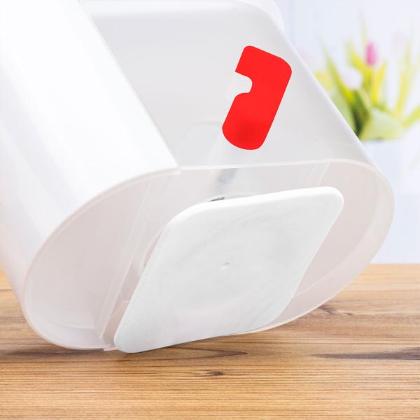 Kirschenentsteiner mit Schlagstempel - Perfekt zum Entkernen grosser Mengen - Mit Auffangbehälter, Saugnäpfen, Edelstahlmesser - 25x12x25 cm, 263g