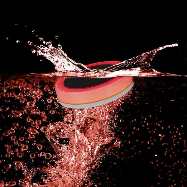 Wasserdichte Solar-Pool-Lampe mit Farbwechselfunktion, Ø 15 cm