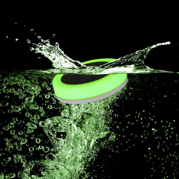 Wasserdichte Solar-Pool-Lampe mit Farbwechselfunktion, Ø 15 cm