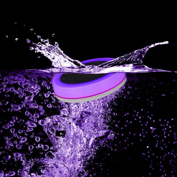 Wasserdichte Solar-Pool-Lampe mit Farbwechselfunktion, Ø 15 cm