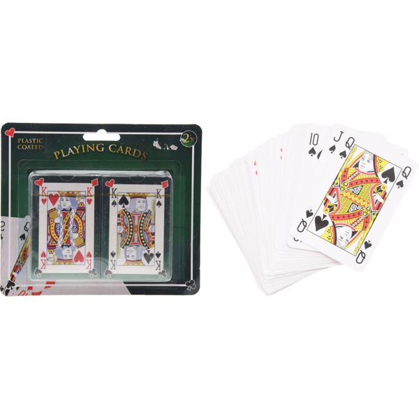 Kartenmischmaschine-Set, mit 2 Spielkartendecks