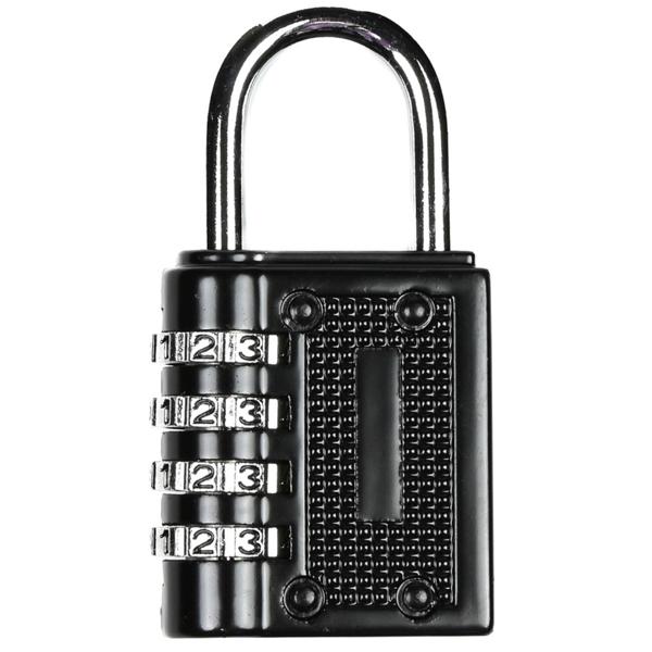 2er-Set Kombinationsschloss aus Metall für Gepäck & Schränke - Einstellbarer 4-stelliger Zahlencode - Robustes Vorhängeschloss für vielfältige Zwecke