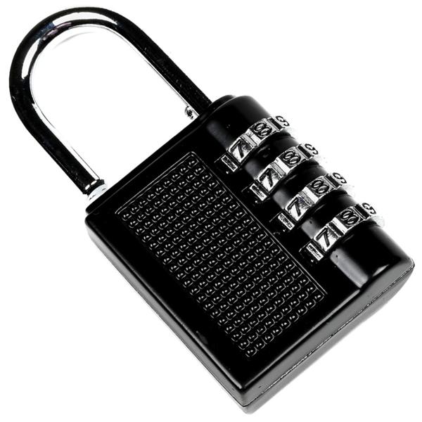 2er-Set Kombinationsschloss aus Metall für Gepäck & Schränke - Einstellbarer 4-stelliger Zahlencode - Robustes Vorhängeschloss für vielfältige Zwecke