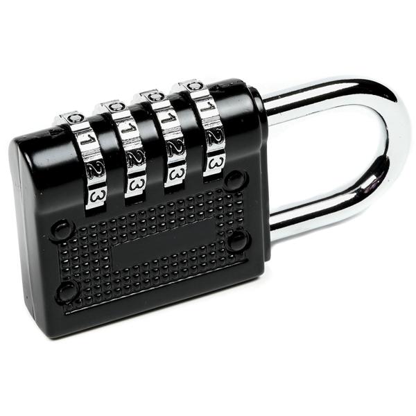 2er-Set Kombinationsschloss aus Metall für Gepäck & Schränke - Einstellbarer 4-stelliger Zahlencode - Robustes Vorhängeschloss für vielfältige Zwecke