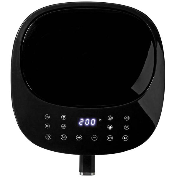 Digitale XL Heissluftfritteuse, 7,2 l für 4-8 Portionen, Touchscreen, Timer, 1800 W, bis 200°C, Air Fryer mit 8 Kochprogrammen, Grillen, Backen, Braten