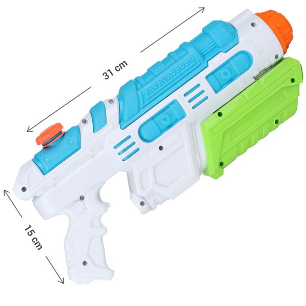 4-farbige Wasserpistole mit Pumpe