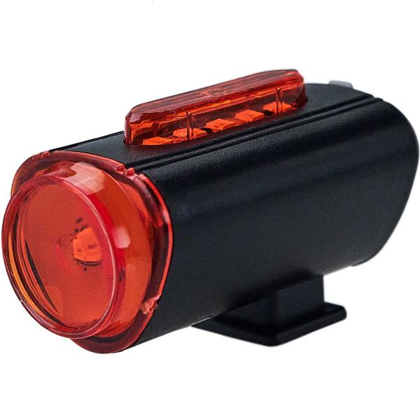 LED-Akku-Velorücklicht - Sicherheitszonenbeleuchtung & USB-aufladbar - Optimaler Abstrahlwinkel, IPX4, 60x30x30mm, inkl. Halterung & Ladekabel