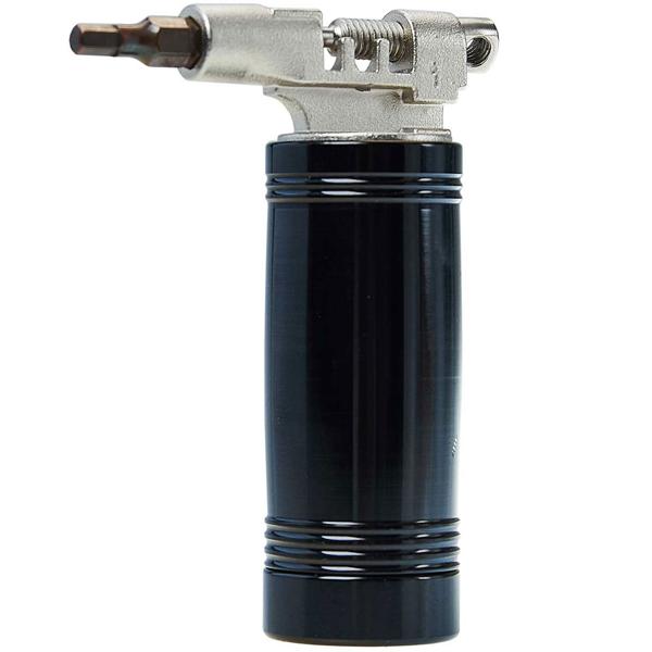 Kompaktes Velo-Werkzeug-Kit - Kettennieter & magnetischer Bithalter - 13 Bits (Schlitz, Kreuz, Torx, Innensechskant) - Hochwertiger Werkzeugstahl - Fahrradreparatur