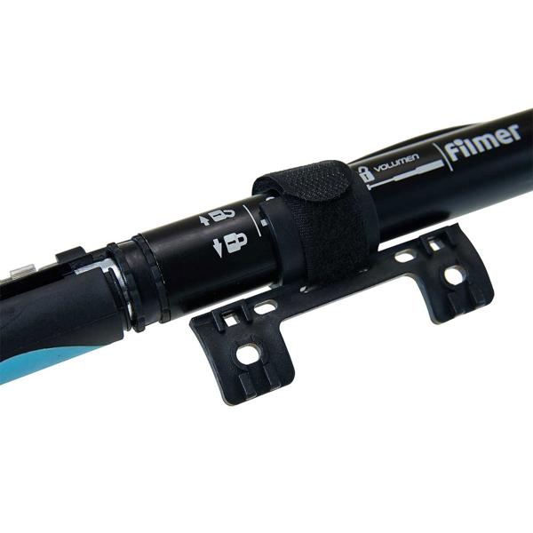 Universal Velopumpe mit Manometer - Für alle Ventilarten geeignet, Hochwertiger Aluminium Korpus & TÜV/GS geprüft - 0-8 bar (0-120 psi)