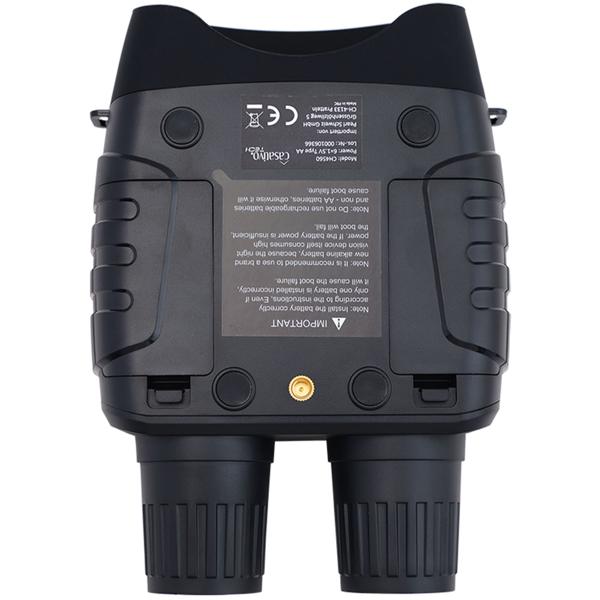 Digitales Profi Nachtsichtgerät, binokular, 4K Videokamera mit 700m IR Sichtweite - Nachtsicht Fernglas, 8-fach digital Zoom, SD Karten Slot