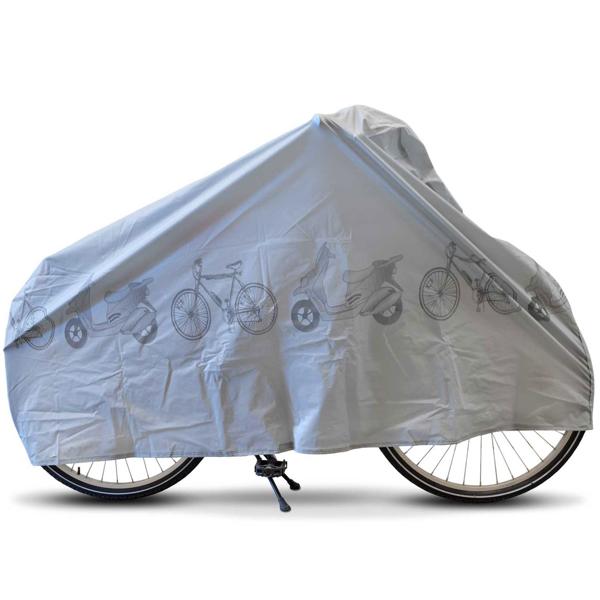 Universal-Fahrradabdeckung - Wetterschutz für Velo - Wasserdicht, winterfest & UV-Schutz - Klettverschluss - PEVA 60g/m² - 200x110cm