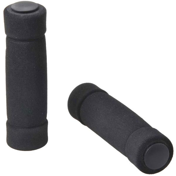 Soft-Griffe für Velolenker - ergonomisch & griffig - Stossabsorption - Ø 2 cm innen x 13 cm - Nitrilkautschuk - schwarz