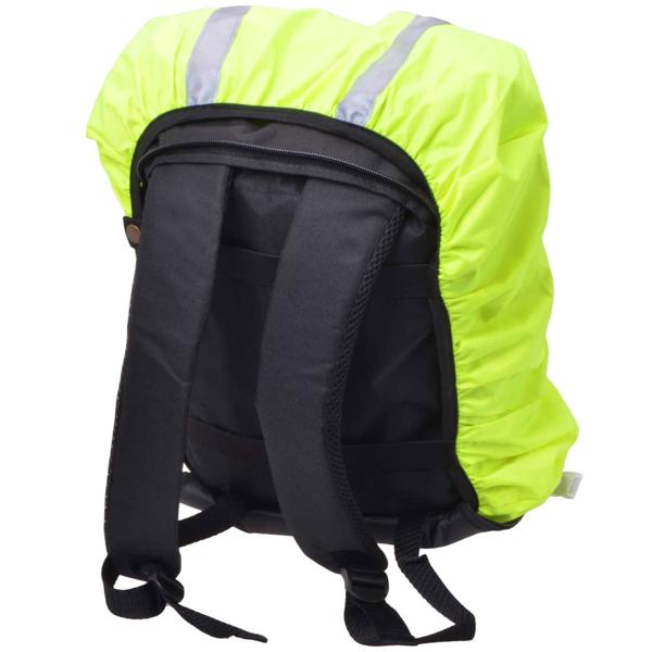 2er-Set Reflektierende Regenschutzhülle für Schulrucksack - Wasserdicht & sicher, Schulranzen-Regenhülle mit Gummizug & Netztasche