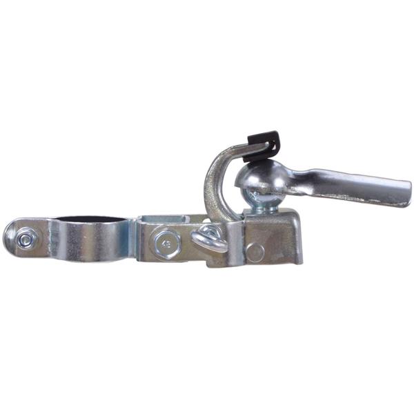 Fahrradanhängerkupplung - 80kg Anhängelast für Lasten, Hunde- & Kinderfahrradanhänger - Für Sattelstützen 24-30mm Ø - Verzinkter Stahl - Silber