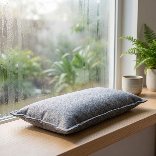 Wiederverwendbarer Silica Gel Luftentfeuchter, 1kg, grau, 500ml Aufnahme, Feuchtigkeitsentferner auf der Heizung im Ofen oder in der Sonne trocknen