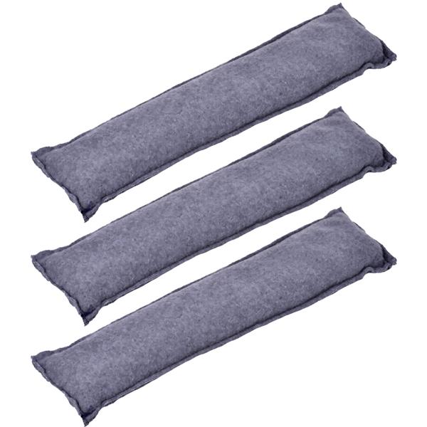 3er-Set Luftentfeuchter mit Silica Gel - 500g, wiederverwendbar - Schützt Schränke, Auto & Camping vor Feuchtigkeit & Gerüchen - grau