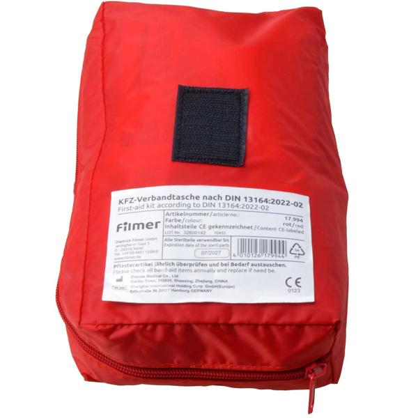 Notfall-Verbandtasche 44-tlg. – kompakt, gut ausgestattet & unverzichtbar für Erste Hilfe – ideal für Auto, Reisen, Sport & Haushalt