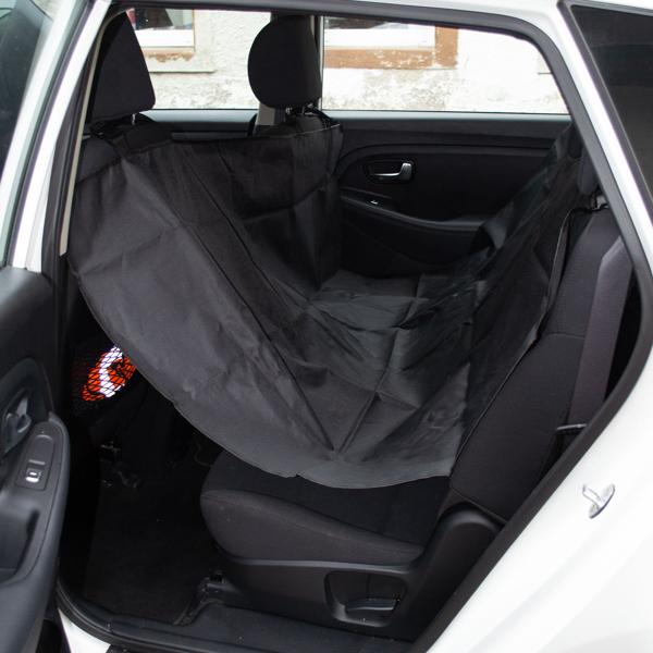 Hundedecke für Auto-Rückbank - Wasserdicht, schützt Polster vor Schmutz & Tierhaaren - 148x140 cm, einfach zu befestigen & reinigen