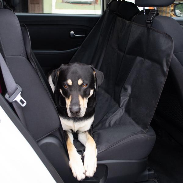 Hundedecke für Auto-Rückbank - Wasserdicht, schützt Polster vor Schmutz & Tierhaaren - 148x140 cm, einfach zu befestigen & reinigen
