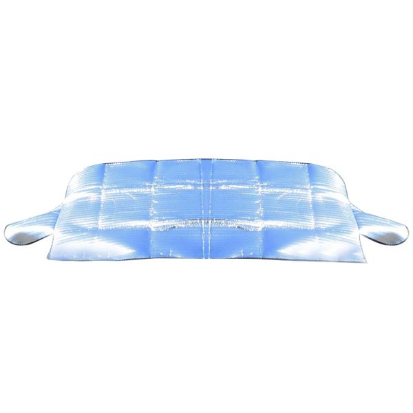 2er-Set Sonnen- und Kälteschutz für Windschutzscheiben - Effektiver Schutz vor Eis, Schnee, Hitze & UV-Strahlen - 4-lagig, magnetfixiert, 150x97 cm