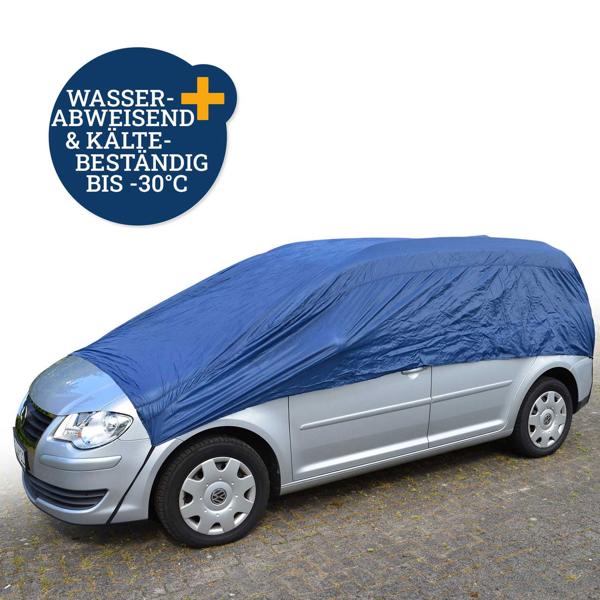 Auto-Halbgarage XL - Ganzjahresschutz für Mittelklasse-Fahrzeuge - Wasserabweisend, Reissfest, Kältebeständig bis -30°C - 338x154x64cm