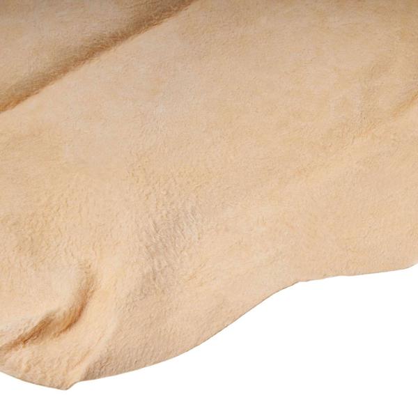 Fensterleder Natur 50x32 cm - Weich & Saugfähig für streifenfreie Reinigung von Fenstern, Spiegeln, Lacken - Aus gegerbtem Naturleder, reissfest & griffig