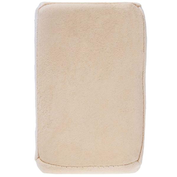 2er-Set Fensterleder-Schwamm aus Naturleder - 12x8x4cm für streifenfreie Autoreinigung & Scheibenpflege - ideal bei Schmutz & beschlagenen Scheiben