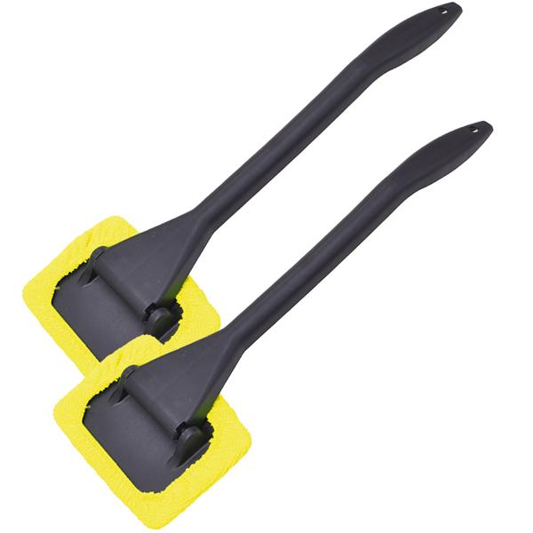 2er-Set Windschutzscheibenreiniger mit flexiblem Kopf, 38,5 x 12,5 x 8,5 cm