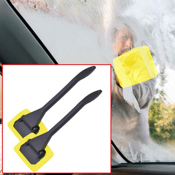 2er-Set Windschutzscheibenreiniger mit flexiblem Kopf, 38,5 x 12,5 x 8,5 cm