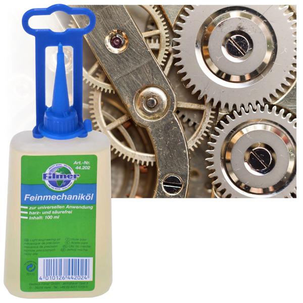 Universal-Feinmechanik-Öl 100ml - Harz- & säurefrei gegen Quietschen & Schwergängigkeit - Für Fahrräder, Nähmaschinen, Schlösser & Werkzeuge - Bildet Schutzfilm