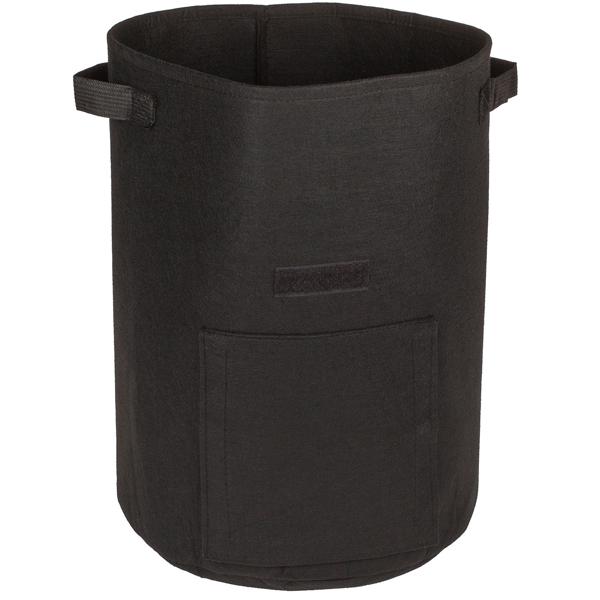 3er-Set Pflanzsäcke mit Erntefenster - Filz, 43 Liter, Ø 35x45cm - Schwarz, Grün & Beige - Ideal für Kartoffeln, Urban Gardening, Balkon, Terrasse