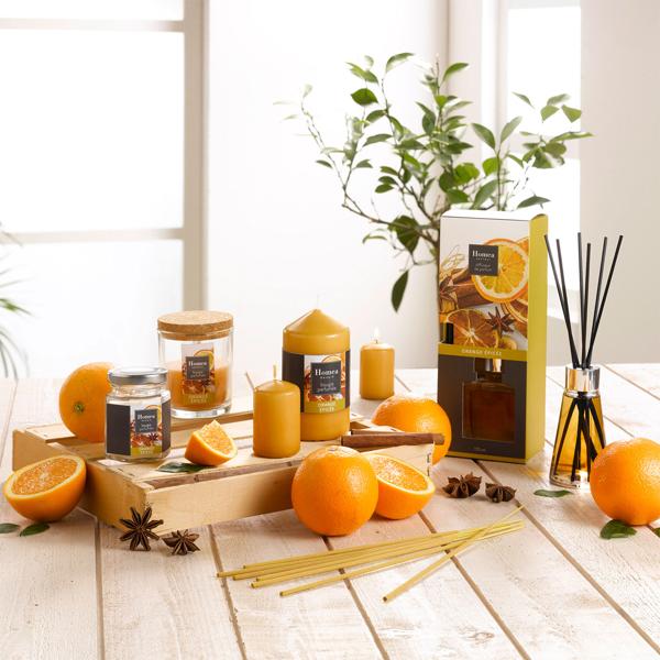 Räucherstäbchen 20 Stück Gewürzorange 25,5 cm lang - Wohltuender entspannender Duft für harmonische Atmosphäre - Kompatibel mit allen Haltern