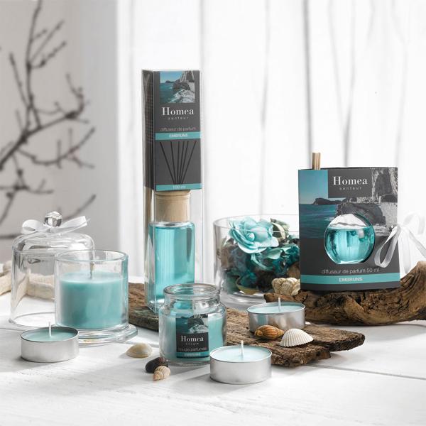Raumduft Meeresbrise - Lufterfrischer mit Stäbchen für Zuhause - 170 ml - Gleichmässige Duftabgabe - Stilvolles Design für wohlriechende Zimmer